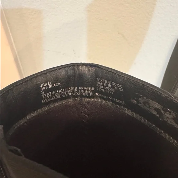 Steve Madden Jrazi tall black boots size 3 - Picture 9 of 9